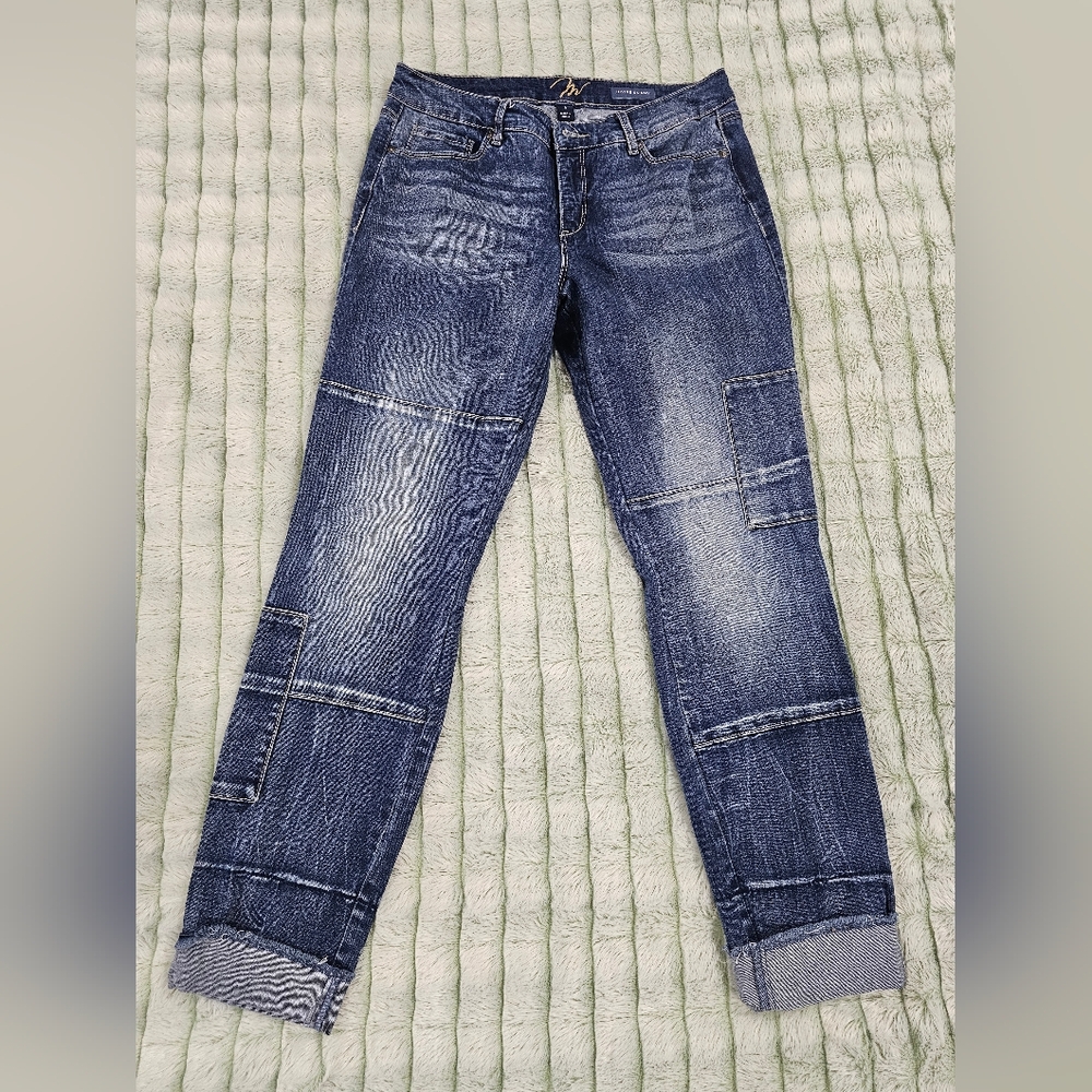 Trendy Blue Ankle Jeans